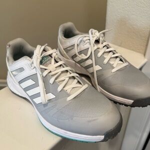 Adidas Women’s Golf Shoes - Gray and White Sneakers 9.5